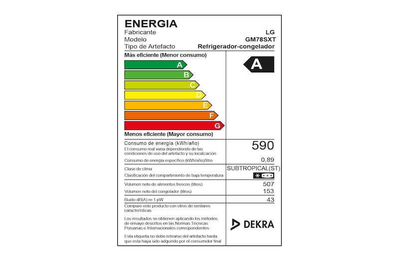 LG Refrigeradora French Door 660L Instaview™ con ThinQ, GM78SXT